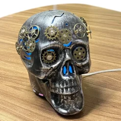 Steampunk Skull Essential Oil Diffuser with LED Night Light