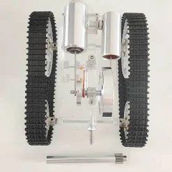 Stirling Engine Battle Tank External Combustion Engine Motor Model - Gift for Collection