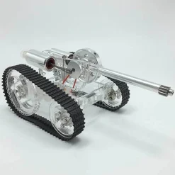Stirling Engine Battle Tank External Combustion Engine Motor Model - Gift for Collection