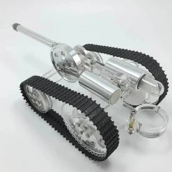 Stirling Engine Battle Tank External Combustion Engine Motor Model - Gift for Collection