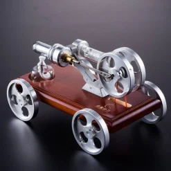 Stirling Engine Car Model DIY Stirling Engine Vehicle Kit Toy Engine