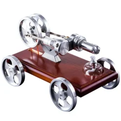 Stirling Engine Car Model DIY Stirling Engine Vehicle Kit Toy Engine