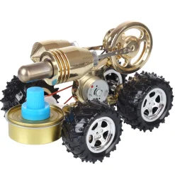 Stirling Engine Car Model Stirling Engine Vehicle Educational Toy STEM Engine Model Creative Gift