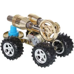 Stirling Engine Car Model Stirling Engine Vehicle Educational Toy STEM Engine Model Creative Gift