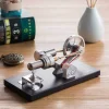 Stirling Engine Kit Unassembled Engine Kit Electricity Generator with 4 LED Light - Perfect Gift Choice