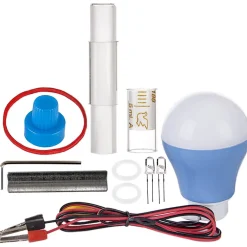 Stirling Engine L-Shape Single Cylinder Stirling Engine Generator Model with Big Bulb