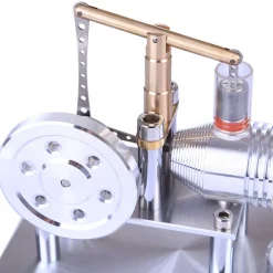 Stirling Engine Model Stainless Steel Balance Stirling Engine Science Experiment Toy - Enginediy