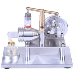 Stirling Engine Model Stainless Steel Balance Stirling Engine Science Experiment Toy - Enginediy