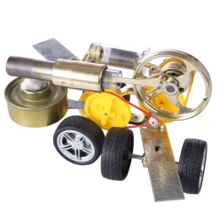 Stirling Engine Motor Driving Car Model Educational Toy