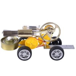 Stirling Engine Motor Driving Car Model Educational Toy