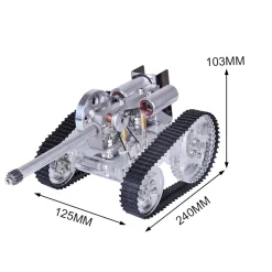 Stirling Engine Tank Model Stirling Engine Motor Model Physical Experiment Science Education Toy Gift - Enginediy