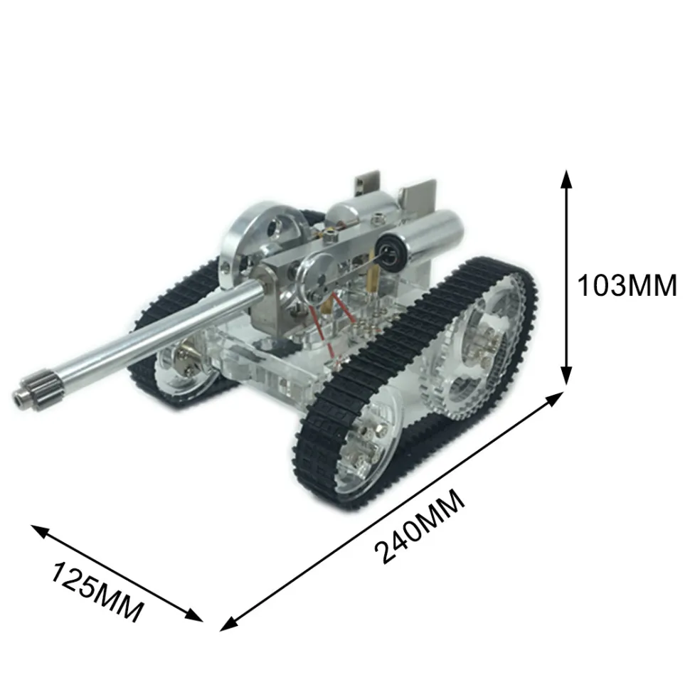Stirling Engine Tank Model Stirling Engine Motor Model Physical Experiment Science Education Toy Gift - Enginediy