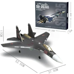 SU35 2.4G RC Airplane 4CH Fighter Airplane Plane Boys' Electric Aircraft Toy Gift (RTF Version)