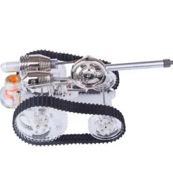 Tank Stirling Engine Car Motor Model External Combustion Engine Toy Gift - Enginediy