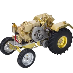 T1 Antique Roller Tractor Model with Mini Water-cooled Single-cylinder Gasoline IC Engine