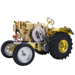 T1 Antique Roller Tractor Model with Mini Water-cooled Single-cylinder Gasoline IC Engine