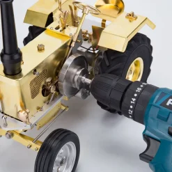 T16 Antique Roller Tractor Model with 1.6cc Mini Horizontal Air-cooled Single-cylinder Gasoline IC Engine