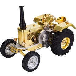 T16 Antique Roller Tractor Model with 1.6cc Mini Horizontal Air-cooled Single-cylinder Gasoline IC Engine