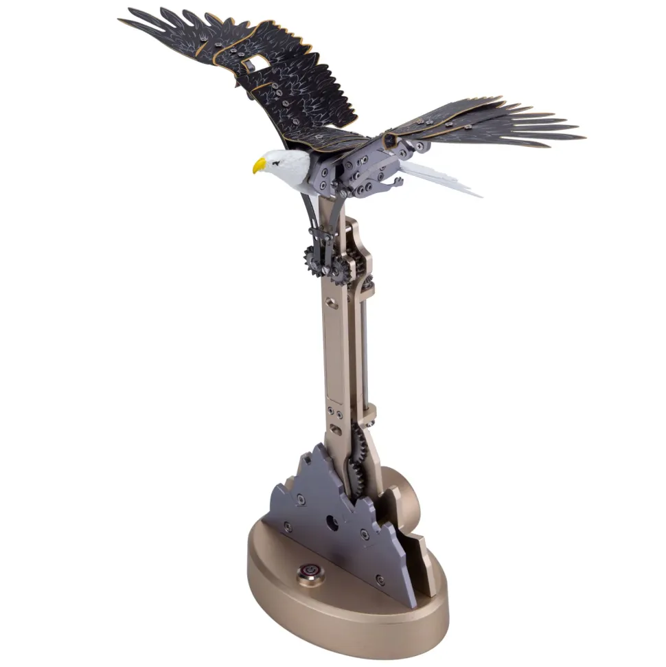 TECHING American Bald Eagle Model Kit - Haliaeetus Leucocephalus with Flying and Flapping Wings