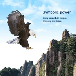 TECHING American Bald Eagle Model Kit - Haliaeetus Leucocephalus with Flying and Flapping Wings