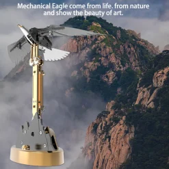 TECHING American Bald Eagle Model Kit - Haliaeetus Leucocephalus with Flying and Flapping Wings