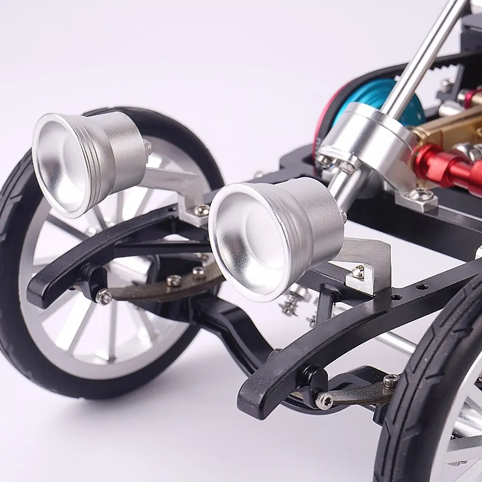 Teching Car Engine Assembly Kit Single Cylinder Car Building Kit Toy Gift for Adult