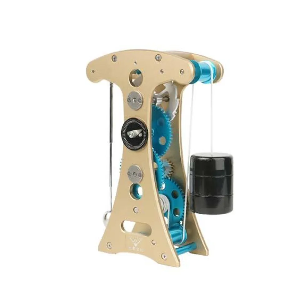 Teching Engine Assembly Kit Full Metal Galileo Pendulum Clock Engine Building Kit Toy Gift