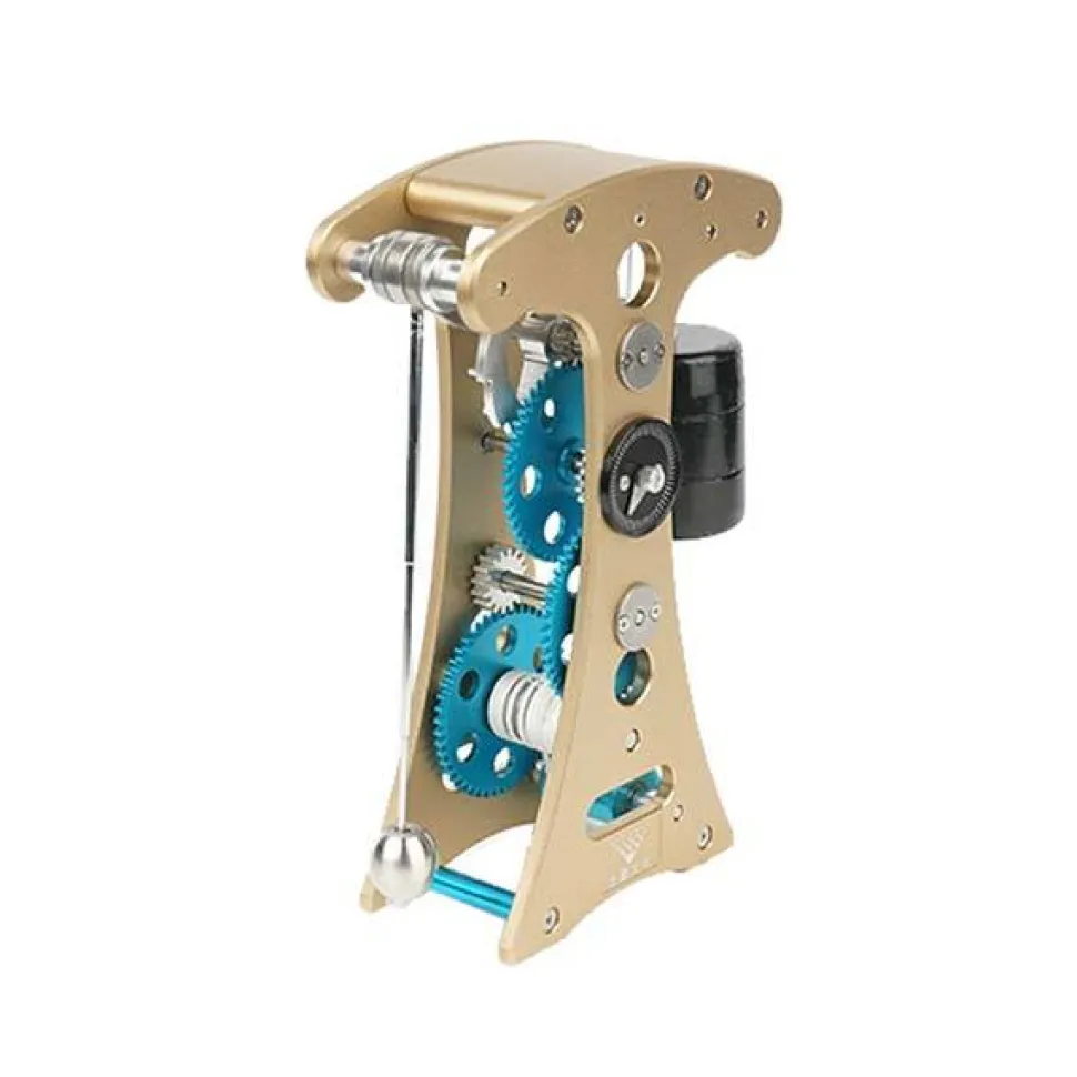 Teching Engine Assembly Kit Full Metal Galileo Pendulum Clock Engine Building Kit Toy Gift