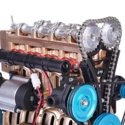 Teching Engine Kit 4 Cylinder Car Engine Assembly Kit Gift Collection DM13-B
