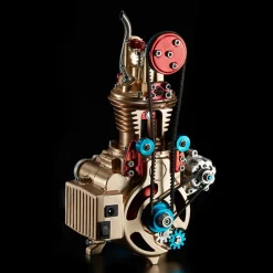 TECHING Full Metal Car Engine Model Kit That Works - Build Your Own Engines - Gift Collection
