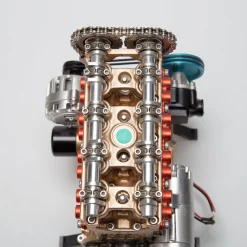 TECHING L4 Engine Model that Works - Full Metal 4 Cylinder Car Engine Model Gift Collection - Used(Assembled Version) - Like New