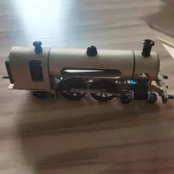 TECHING Metal Steam Train Model that Works-Vehicle Toys Gift Collection - Used(Assembled Version) - Like New