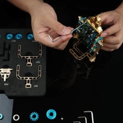 Teching Pedestrian Robot Engine Building Kit Full Metal Collection Gift - Enginediy