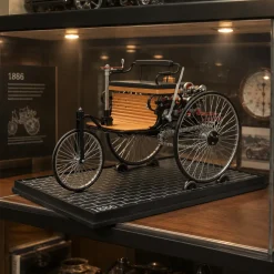 TECHING World's 1st Automobile that Works - Build Your Own Retro Car - Full Metal Three-Wheel Model Kit 430+Pcs