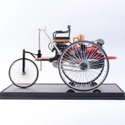 TECHING World's 1st Automobile that Works - Build Your Own Retro Car - Full Metal Three-Wheel Model Kit 430+Pcs