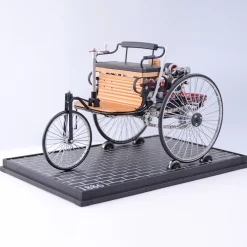TECHING World's 1st Automobile that Works - Build Your Own Retro Car - Full Metal Three-Wheel Model Kit 430+Pcs