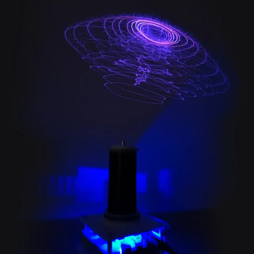 Tesla Coil Plasma Speaker Spaced Lighting Arc Technology Experimental Science Teaching Toy Creative Gift
