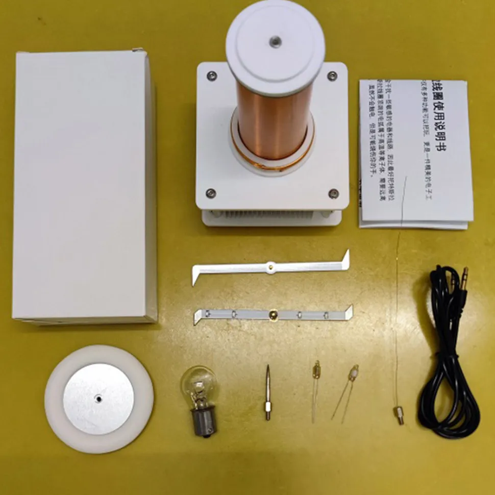 Tesla Coil Plasma Speaker Spaced Lighting Arc Technology Experimental Science Teaching Toy Creative Gift