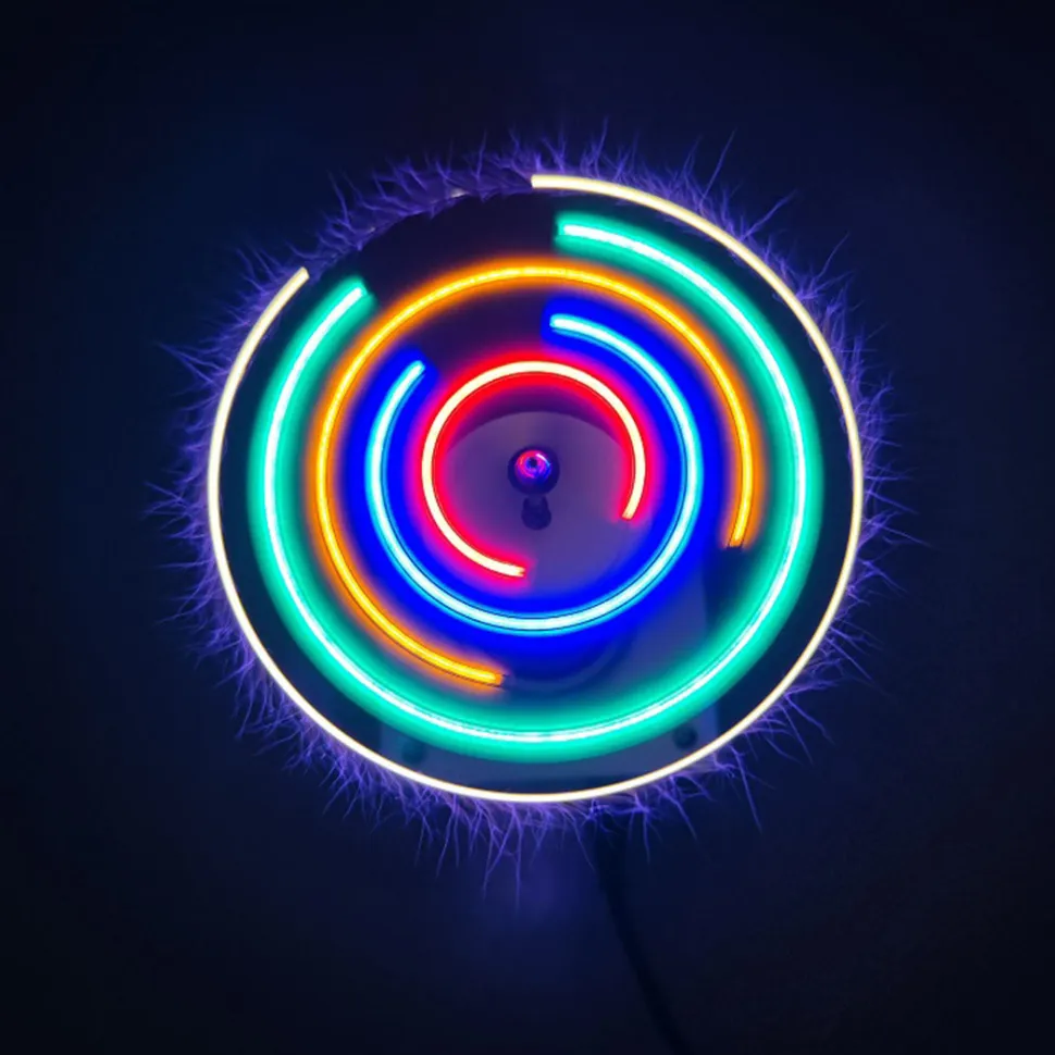 Tesla Coil Plasma Speaker Spaced Lighting Arc Technology Experimental Science Teaching Toy Creative Gift