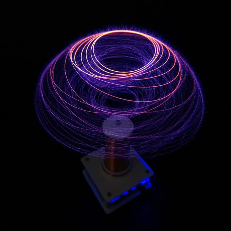 Tesla Coil Plasma Speaker Spaced Lighting Arc Technology Experimental Science Teaching Toy Creative Gift