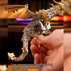 Thunder Pterosaur 3D Metal Mechanical Bionic Assembly Model Kit