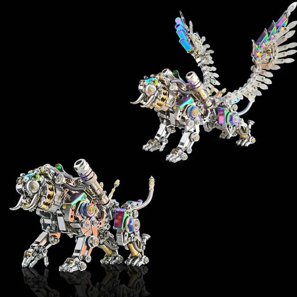 Tiger Wing 3D Metal Model Kit Accessories for Bengal Tiger, Saber-toothed Tiger