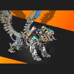 Tiger Wing 3D Metal Model Kit Accessories for Bengal Tiger, Saber-toothed Tiger