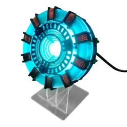 Tony MK1 Arc Reactor Model Assembly Kit with USB Power Cable & Light