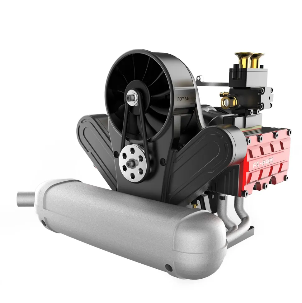 TOYAN Engine FS-B400 14cc Flat-four Engine Horizontal Opposed 4 Cylinder 4 Stroke Nitro H4 Engine Model Kit