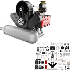 TOYAN Engine FS-B400 14cc Flat-four Engine Horizontal Opposed 4 Cylinder 4 Stroke Nitro H4 Engine Model Kit