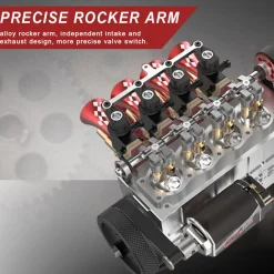 TOYAN Engine FS-L400G L4 14cc Inline 4 Cylinder Four-stroke Water-cooled Gasoline Engine Model - Kit Version