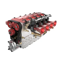 TOYAN Engine FS-L400G L4 14cc Inline 4 Cylinder Four-stroke Water-cooled Gasoline Engine Model - Kit Version