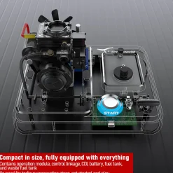 Toyan Engine FS S100AT Transparent Nitro-Methanol Gasoline RC Engine