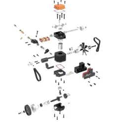 TOYAN Engine 4 Stroke RC Engine Model Kit - Build Your Own Engine - Model Engine that Works